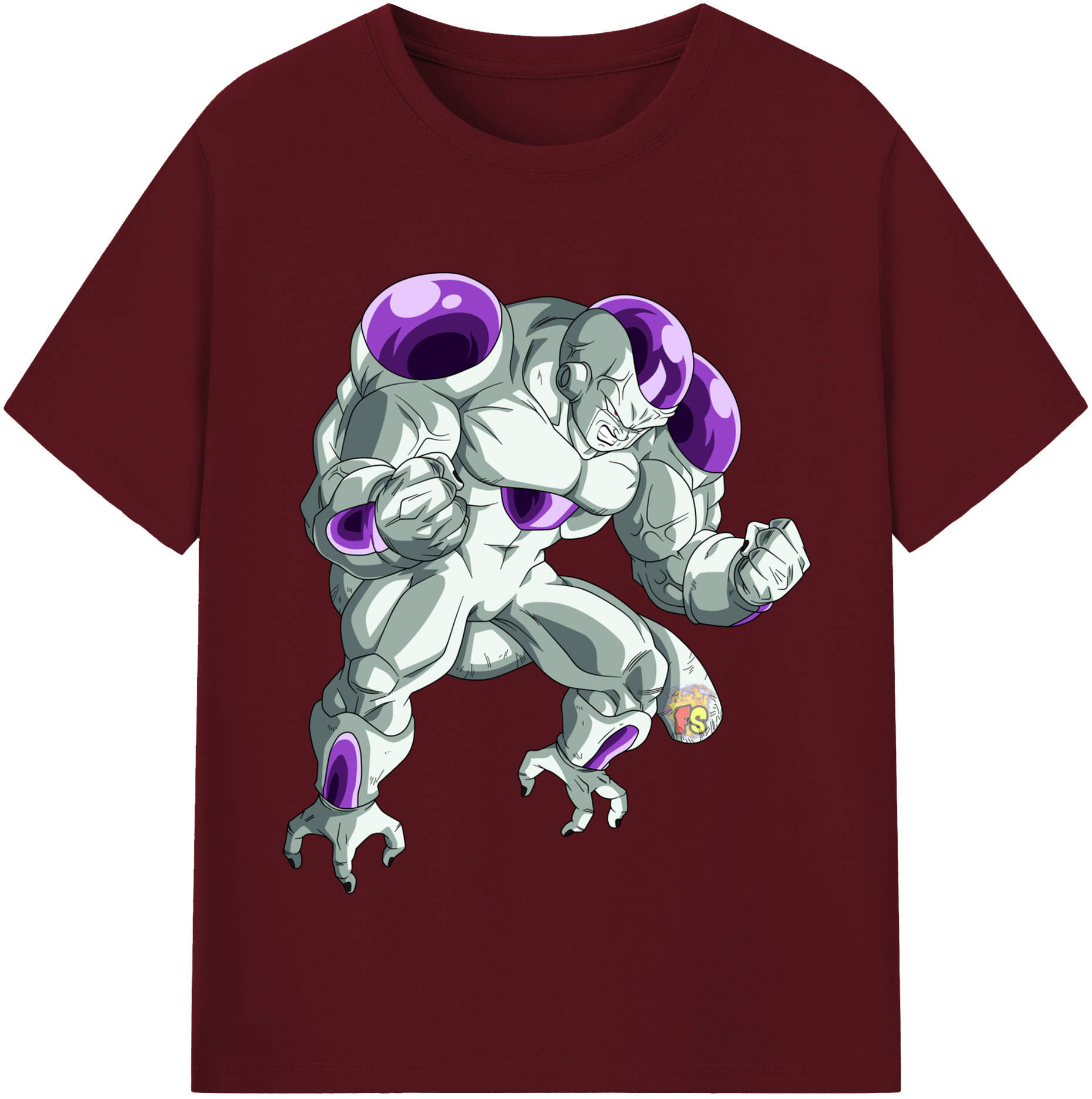 （画像用） ドラゴンボール フリーザ DRAGON BALL Frieza 綿100％半袖Tシャツ（フロントプリント）